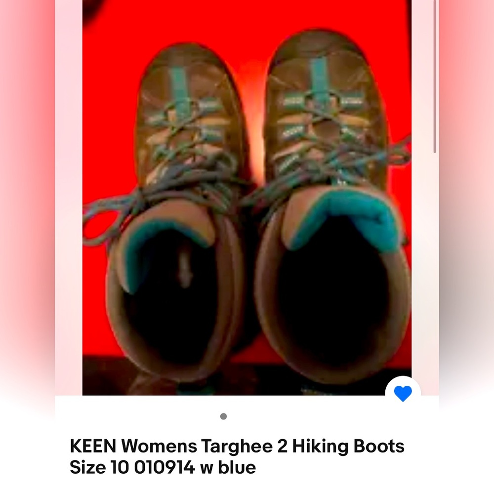 Targhee 2 women’s keen size 10 hiking boots! Special price!
